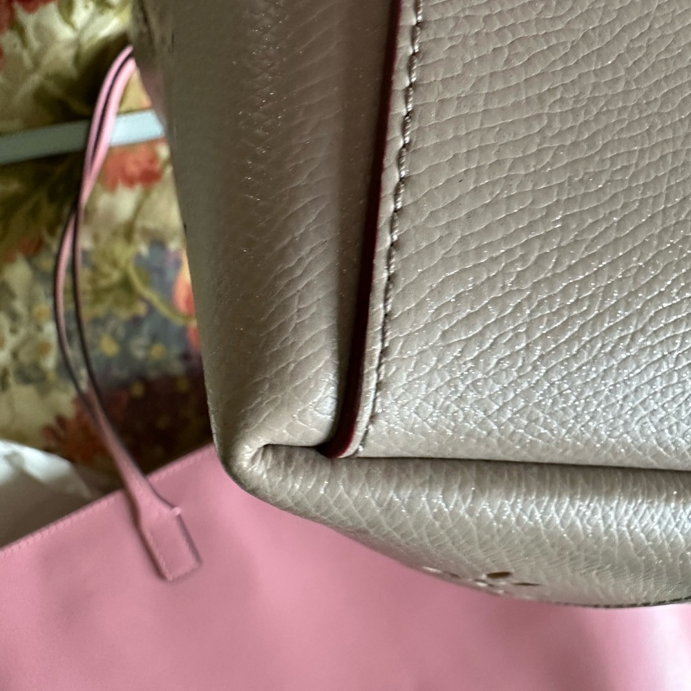 Coach Brown Laser-Cut Tote Bag - Picture 7 of 12